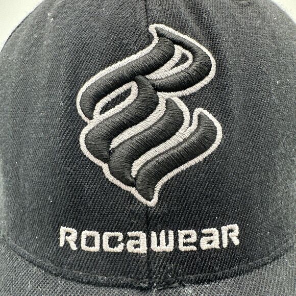 Rocawear Cap  Hat Fitted Mens Size L-XL  Baseball Black - Picture 3 of 12